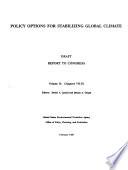 Policy Options for Stabilizing Global Climate: Chapters VII-IX