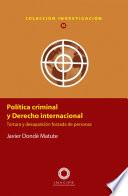 Política criminal y Derecho internacional