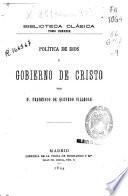 Política de Dios y gobierno de Cristo