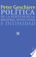 Política de la pertenencia