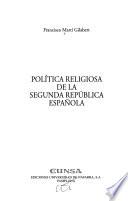 Política religiosa de la Segunda República Española