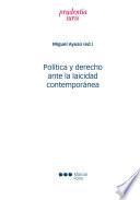 Política y derecho ante la laicidad contemporánea