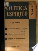 Política y espíritu