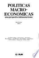 Políticas macro-económicas