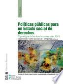 Políticas públicas para un estado social de derechos