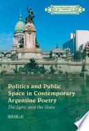 Politics and Public Space in Contemporary Argentine Poetry