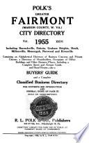 Polk's Greater Fairmont (W. Va.) city directory