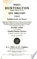 Polk's Huntington (Cabell Co., W. Va.) city directory ...