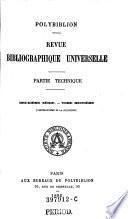 Polybiblion