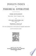 Poole's Index to Periodical Literature