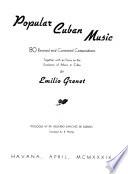 Popular Cuban music