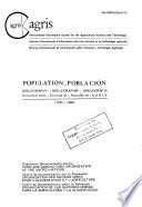 Population Bibliography Extracted from AGRIS (1975-1983)