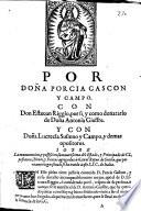 Por Doña Porcia Gascon y Campo, con don Estevan Riggio, por si y como donatario de Doña Antonia Giuffre y con Doña Lucrecia Susinno y Campo, y demas opositores