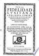 Por la fidelidad lusitana