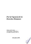 Por la vigencia de los derechos humamos