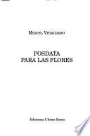 Posdata Para Las Flores