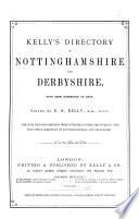 Post Office Directory of Derbyshire and Nottinghamshire