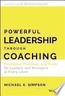 Powerful Leadership Through Coaching