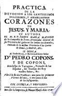 Práctica de la devoción a los santissimos... Corazones de Jesús y Maria