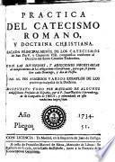 Práctica del Catecismo romano y de la doctrina cristiana