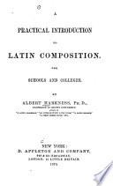 Practical Introd. to Latin Composition