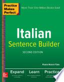 Practice Makes Perfect Italian Sentence Builder