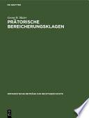 Prätorische Bereicherungsklagen