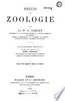 Précis de zoologie