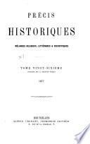 Précis historiques