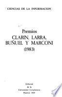 Premios Clarín, Larra, Buñuel y Marconi