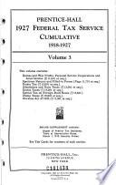 Prentice-Hall ... Federal Tax Service Cumulative