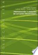 Preparación y análisis de estados financieros