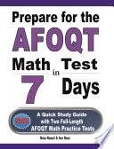 Prepare for the AFOQT Math Test in 7 Days
