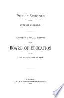 Preprint of the Annual Report of the Board of Education