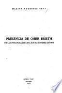 Presencia de Omer Emeth en la literatura chilena y su magisterio critico