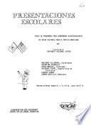 Presentaciones escolares
