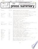 Press Summary - Illinois Information Service
