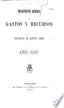 Presupuesto General de Gastos y Recursos