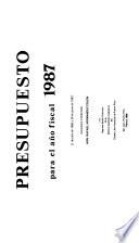 Presupuesto para el año fiscal
