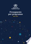 Presupuesto por programas 2022–2023