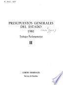 Presupuestos Generales del Estado