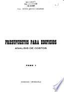 Presupuestos para edificios