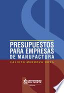 Presupuestos para empresas de manufactura