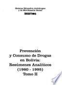 Prevención y consumo de drogas en Bolivia