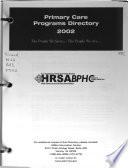 Primary Care Programs Directory