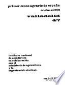 Primer censo agrario de España, octubre de 1962