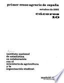 Primer censo agrario de España, octubre de 1962