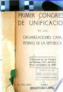 Primer Congreso de Unificación de las Organizaciones Campesinas de la República