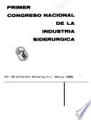 Primer Congreso Nacional de la Industria Siderurgica