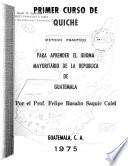 Primer curso de quiché